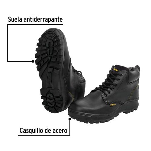 ZAPATO INDUSTRIAL # 7 C/CASQUILLO PRETUL