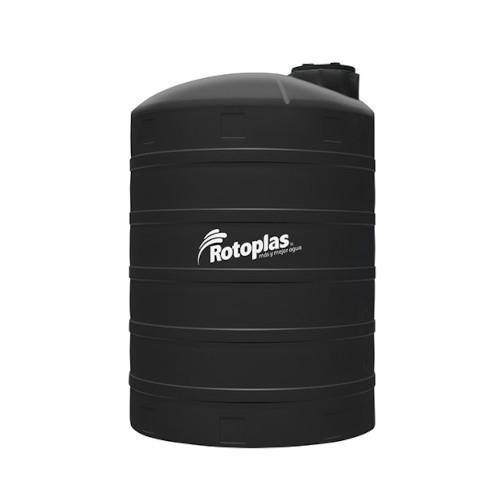TANQUE VERTICAL DE 10,000 LT ESTANDAR NEGRO  ROTOPLA