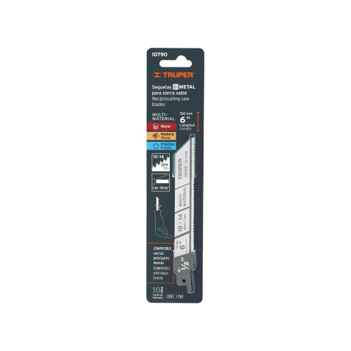 BLISTER CON 2 SEGUETAS SIERRA SABLE 6" 10-14 DPP USO GENERAL
