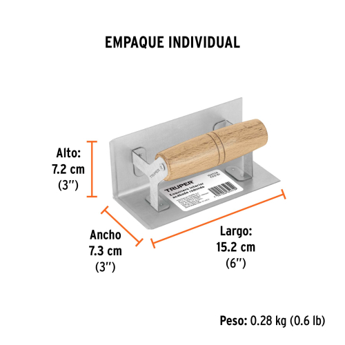 ESQUINERO INTERIOR PARA ACABADO REDONDEADO TRUPER