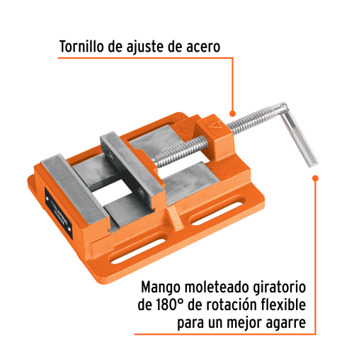 PRENSA MORSA PLANA APERTURA 4 100 MM TRUPER
