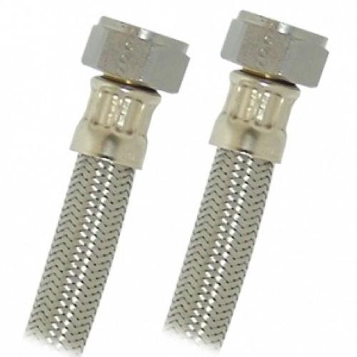 CONECTOR FLEXIBLE DE ACERO FORTE PARA BOILER 1/2" X 1/2" ROSCA INTERNA 60 cm COFLEX