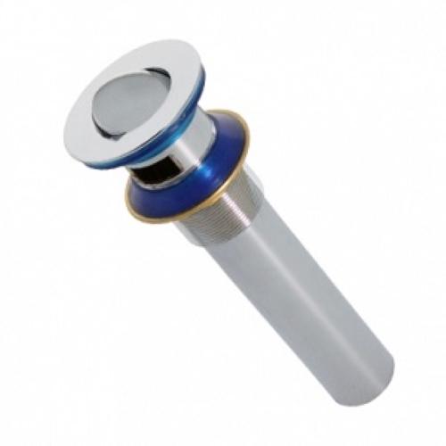 CONTRA PARA LAVABO CROMADA TAPON GIRATORIO