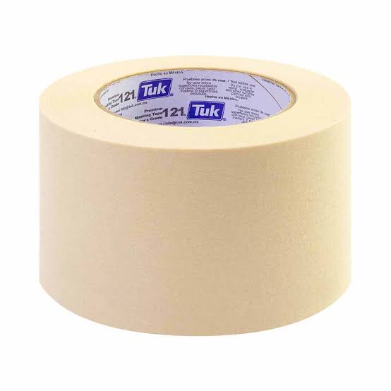 CINTA MASKING 72 mm X 50 m  USO CONSTRUCTOR EMPAQUE AZUL  121 TUK