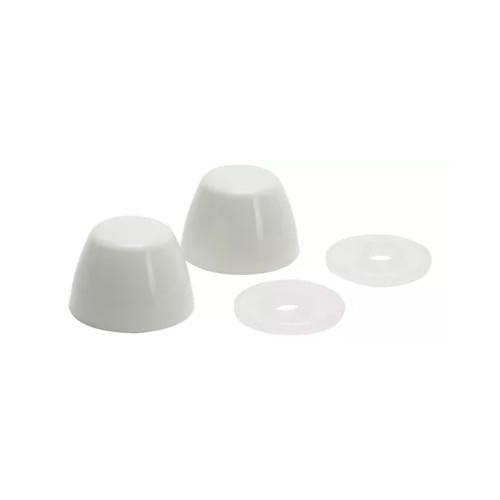 CUBRE TORNILLOS PARA SANITARIO BLANCO