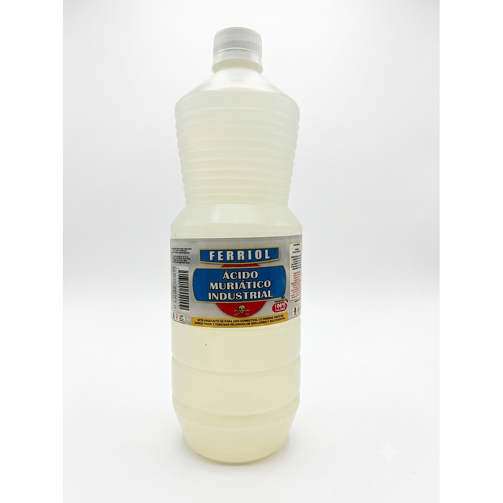 ACIDO INDUSTRIAL 1 LT (CLORHIDRICO) FERRIOL