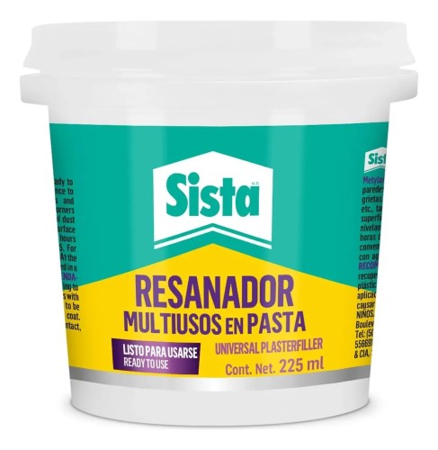 RESANADOR BLANCO MULTIUSOS EN PASTA 225 ML SISTA
