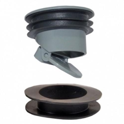 VALVULA PARA COLADERA ANTI OLORES GRIS COFL