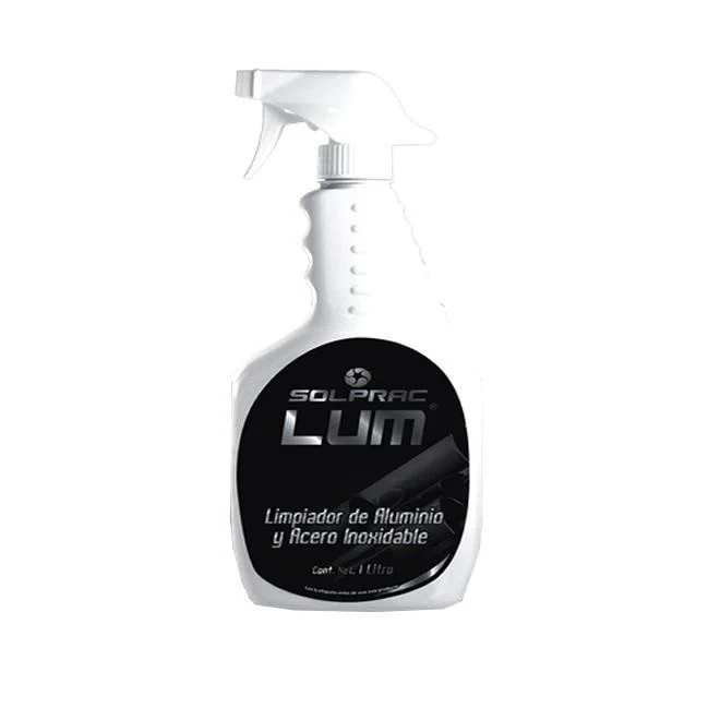 LIMPIADOR DE ALUMINIO Y ACERO INOXIDABLE 1LT SOLPRAC