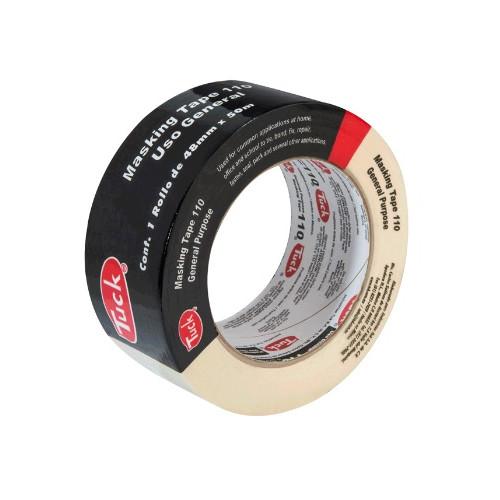 CINTA MASKING 48 mm X 50 m, USO GENERAL EMPAQUE NEGRO, 110 TUCK
