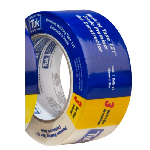 CINTA MASKING 48MMX50M TUK TIPO 121 USO CONSTRUCTOR EMPAQUE AZUL