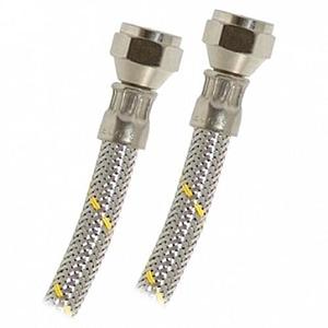 MANGUERA PARA GAS 1MT 3/8 ACERO INOXIDABLE. COFLEX