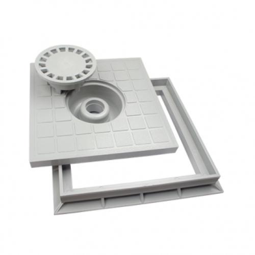 MARCO/TAPA CON COLADERA 30X30 COFLEX