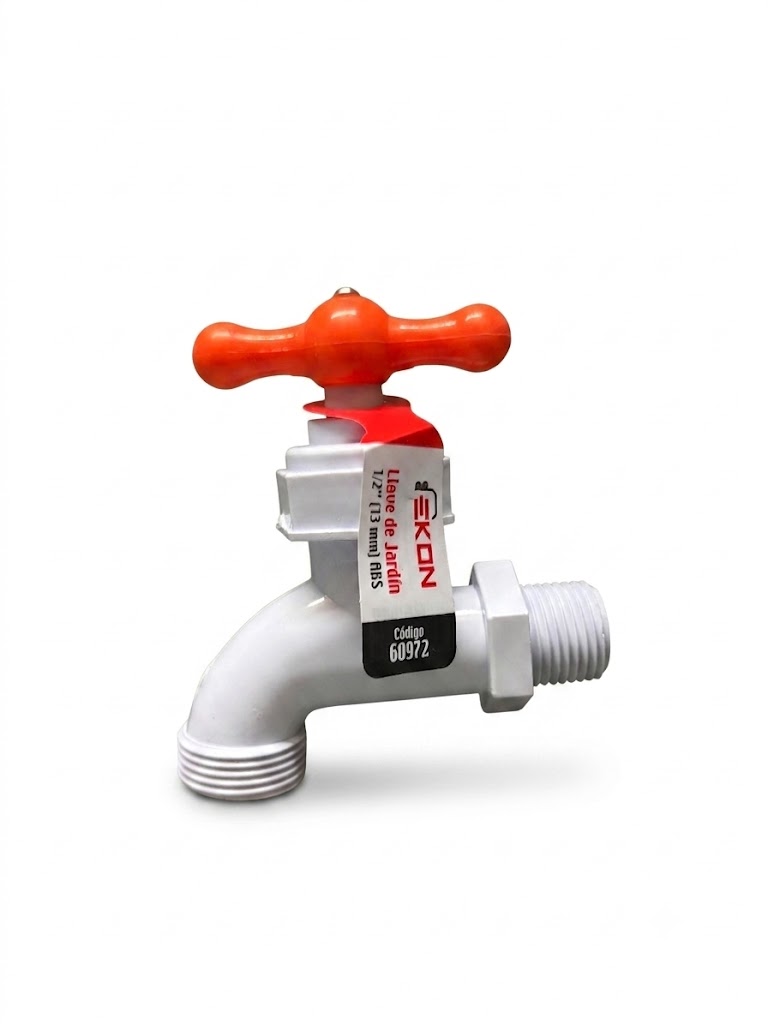LLAVE PARA MANGUERA DE PLASTICO ABS 1/2" 60972 EKON METALFLU ultimos productos