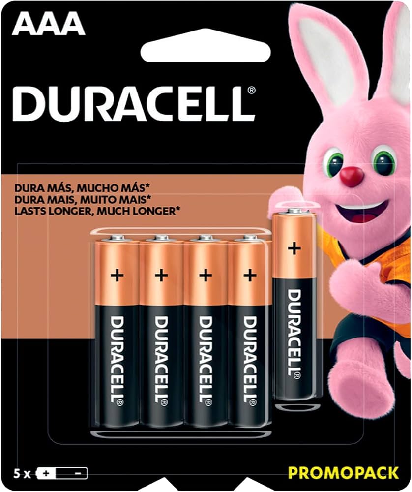 BLISTER CON 5 PILAS AAA DURACELL