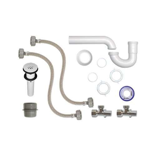 PAQUETE PARA INSTALACION LAVABO P/TUB.ROS.COFLE