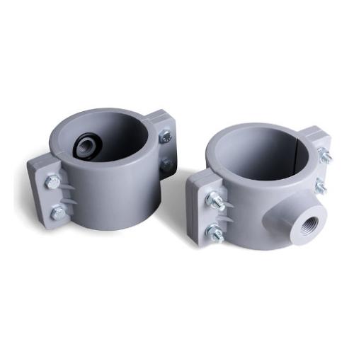 ABRAZADERA DE PVC HIDRAULICA 2" X 3/4" CONPLASA
