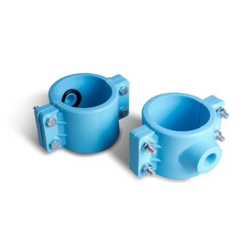 ABRAZADERA DE PVC METRICA 6" X 3/4" CONPLASA