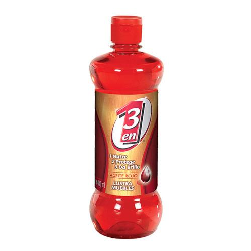 ACEITE ROJO 480 ml 3 EN UNO PARA MUEBLES