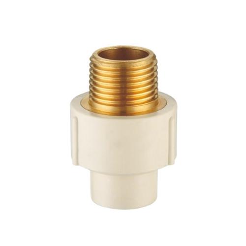ADAPTADOR MACHO CPVC CON INSERCION DE METAL 1 CTS