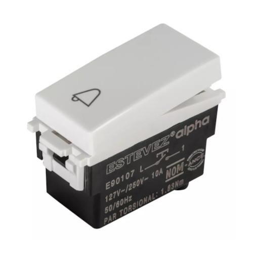 BOTON TIMBRE BLANCO ALPHA ESTEVEZ