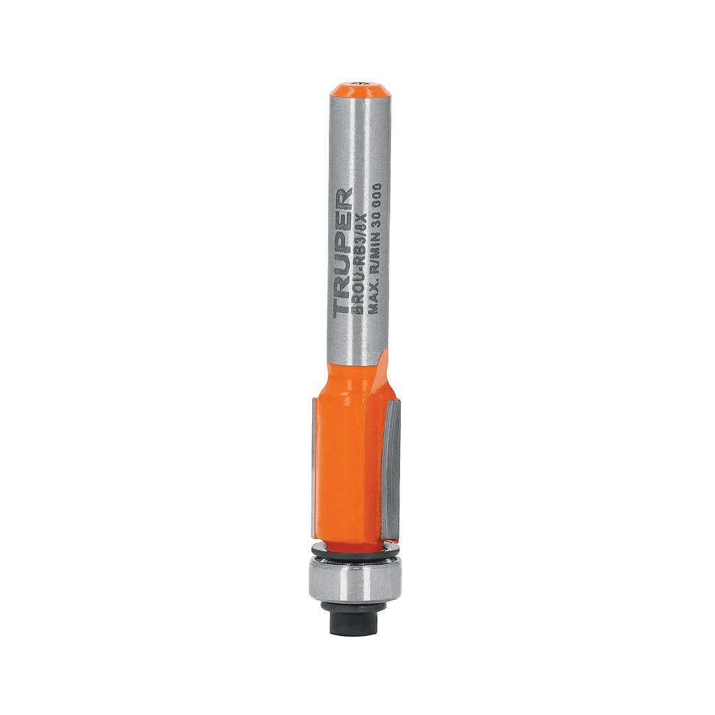 BROCA PARA ROUTER, CORTE RECTO, 3/8 CON BALERO, TRUPER