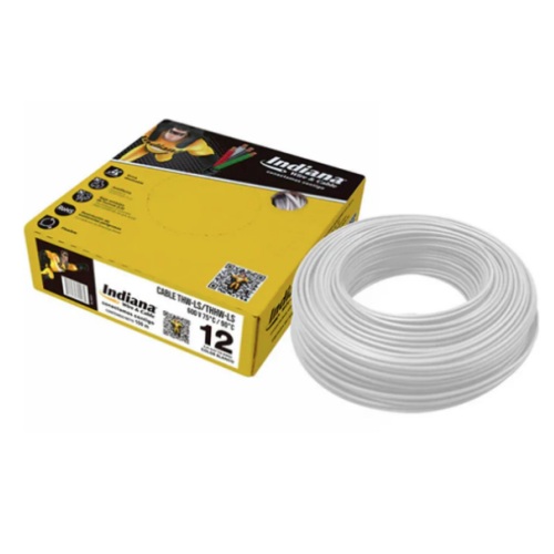 CAJA DE CABLE  THW C-12 BLANCO INDIANA