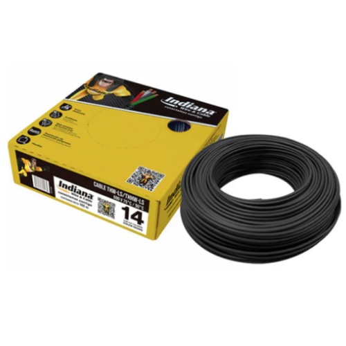 CAJA DE CABLE  THW C-14 NEGRO INDIANA