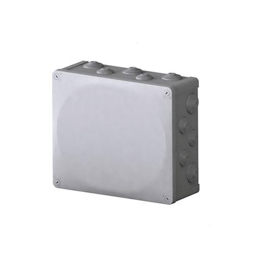 CAJA ESTANCA CON CONOS TAPA CON TORNILLOS IP55 325X275X120