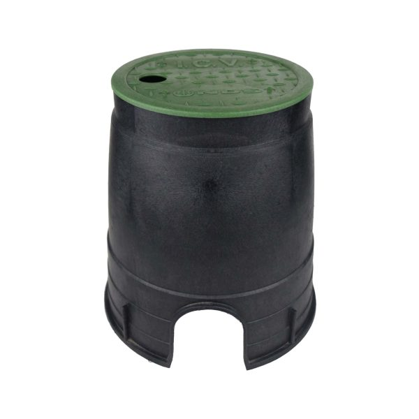 CAJA REDONDA 6 P/VALVULA TAPA VERDE - CUERPO NEGRO NDS cotizar