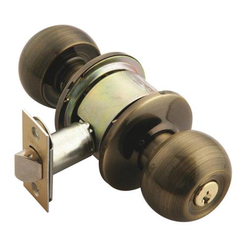 CERRADURA POMO ENTRADA PRINCIPAL 80 PD5 LATON ANTIGUO (81126) PHILLIPS