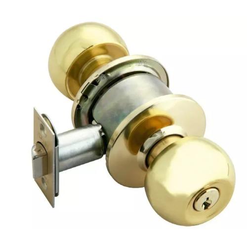 CERRADURA POMO RECAMARA 52 PD3 LATON BRILLANTE (81144) PHILLIPS