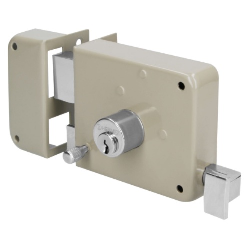 CERRADURA DE SOBREPONER IZQUIERDA INSTALA-FACIL EN CAJA BASIC HERMEX