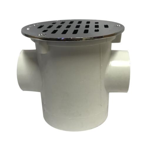 CESPOL BOTE PVC SANITARIO CON 2 SALIDAS DE 2" CEMENTAR KYO
