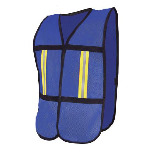 CHALECO AZUL CON REFLEJANTE ECO-1010AZCRL JYRSA