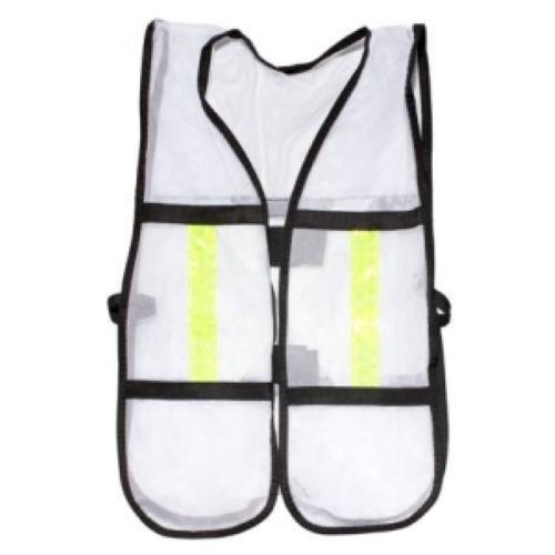 CHALECO BLANCO CON REFLEJANTE  ECO-1010BCRL JYRSA
