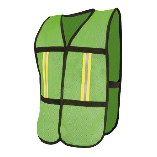 CHALECO VERDE CON REFLEJANTE  ECO-1010VCRL JYRSA
