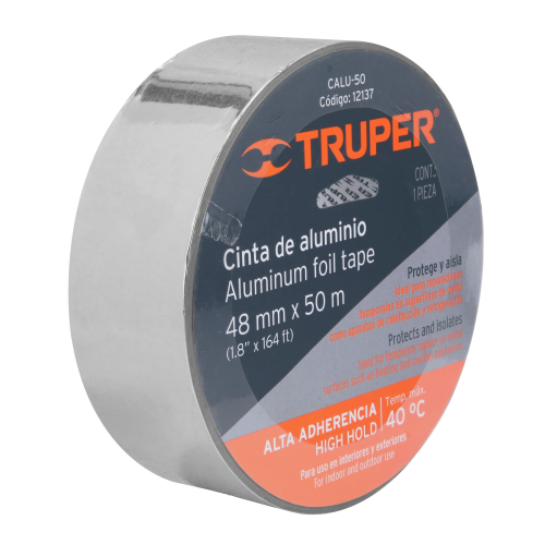 CINTA DE ALUMINIO DE 48 mm X 50 m TRUPER