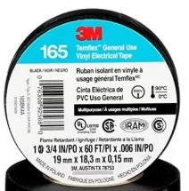 CINTA ELECTRICA 165 3M 3/4X18.3MT TEMFLEX
