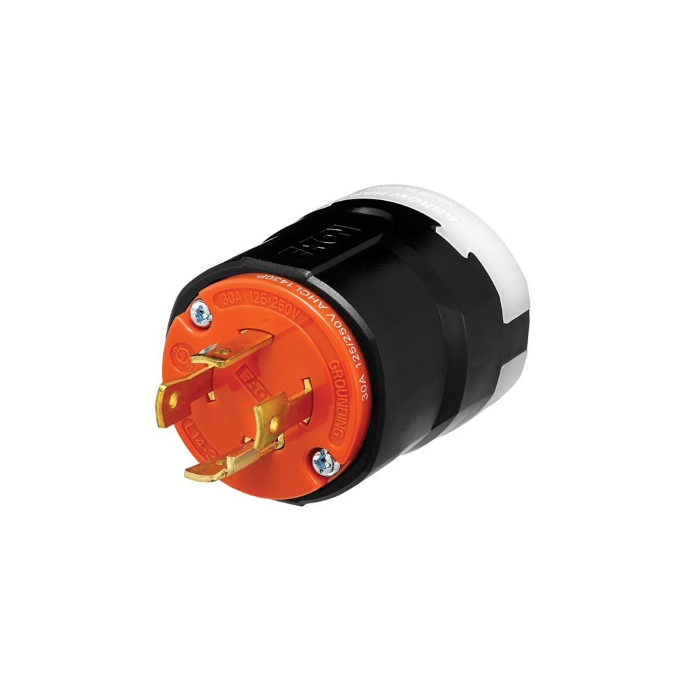 CLAVIJA DE MEDIA VUELTA ULTRAGRIP DE 3 POLOS DE 30 A / 125 - 250 V EATON