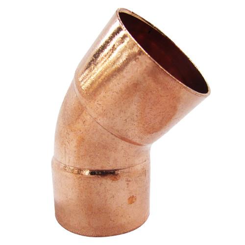 CODO DE 4" X 45º COBRE