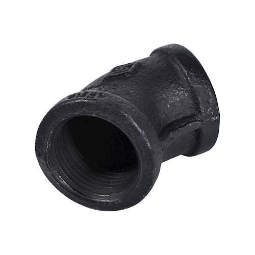 CODO DE ACERO ROSCABLE DE 1-1/4" X 45° CEDULA 80 PARA 3000 lb