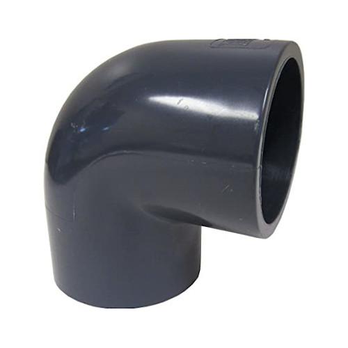 CODO PVC CEMENTAR 2 X 90º CEDULA 80