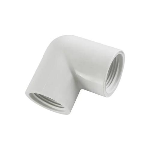 CODO PVC ROSCA HEMBRA-HEMBRA 1/2 X 90 CEDULA 40