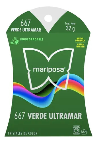 COLORANTE P/TELA 667 VERDE ULTRAMAR 32GR