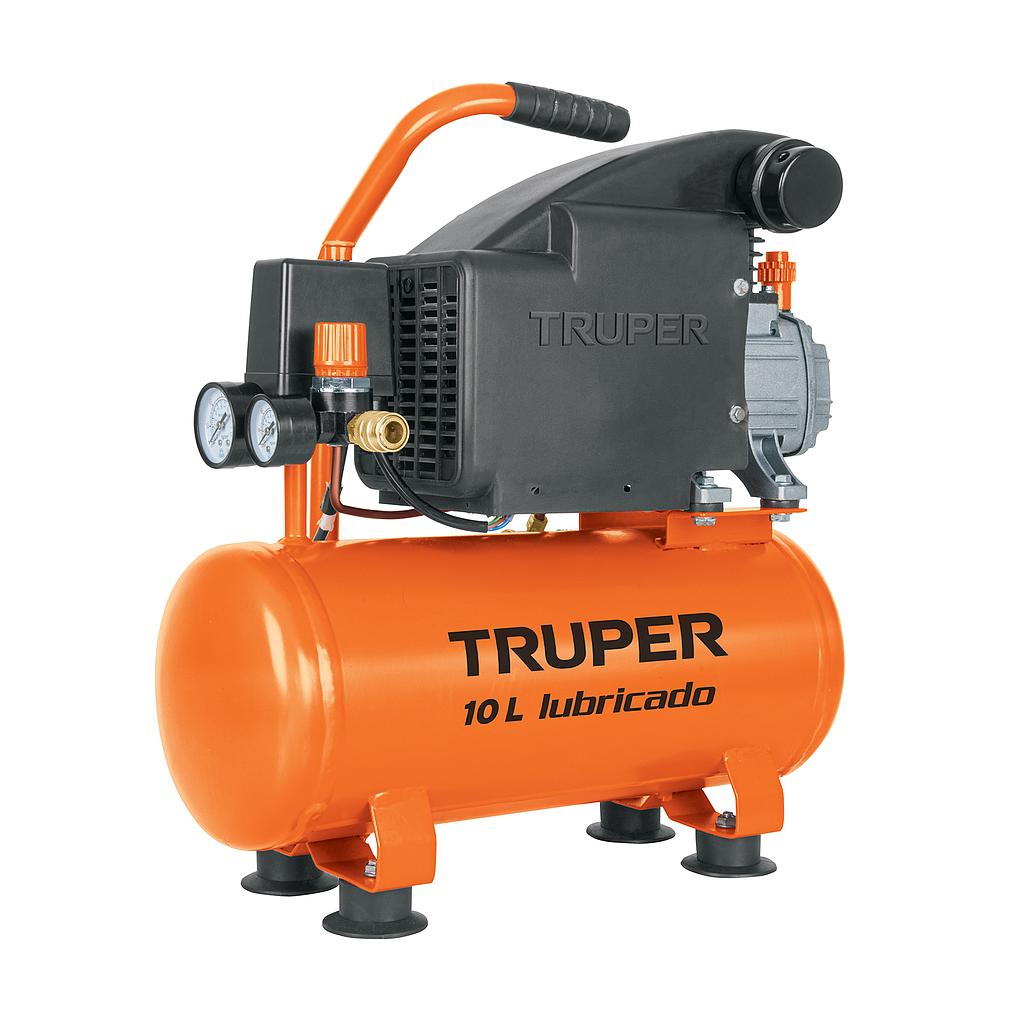 COMPRESO LIBRICADO 10L, 2HP, HORIZONTAL,127V, TRUPER