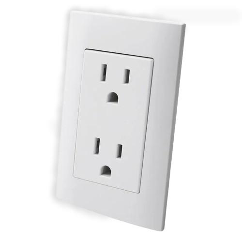 CONTACTO DUPLEX C/PLACA BCO AKSI ALTIMUS