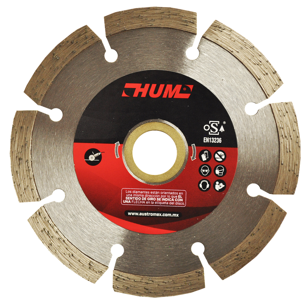 DISCO DIAMANTE RIN SEGMENTADO 41/2 HUM AUSTROMEX
