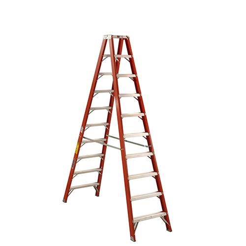 ESCALERA TIJERA 11 PELDAÑOS TAPA VERDE 2213-12 CUPRUM