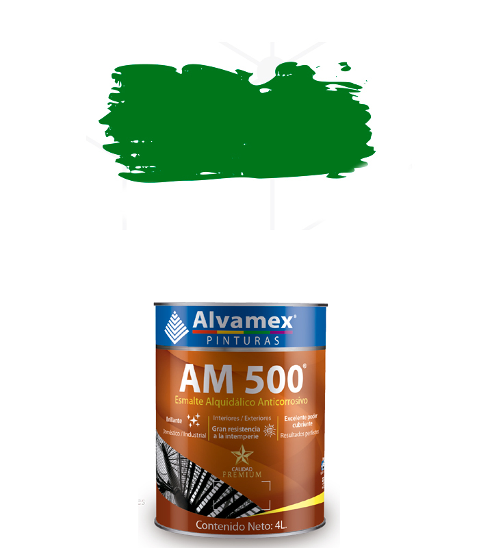 ESMALTE 1/4 L VERDE AM500